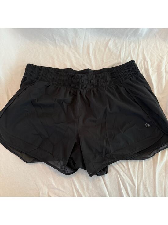 Athleta Pants - Athleta MESH RACER RUN SHORT 4 inch inseam size large